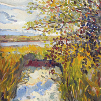 Marshes with Tree